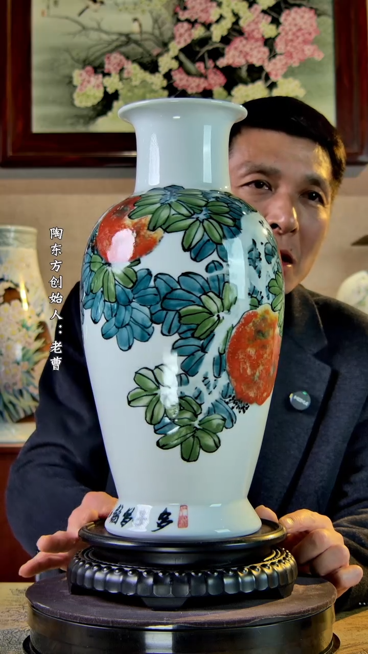 【闪购商品】其他景德镇陶东方陶瓷艺术作品花瓶瓷板画摆件