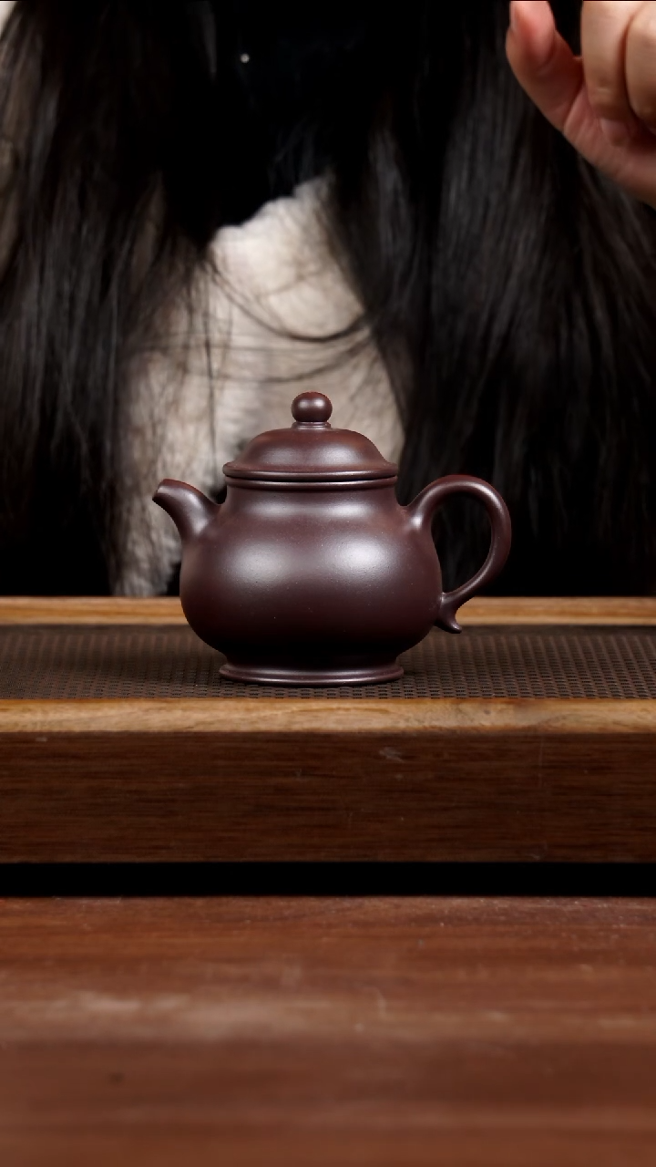 【闪购商品】紫砂茶壶金龙血潘壶225CC