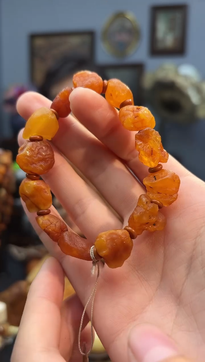 手串琥珀未镶嵌手串