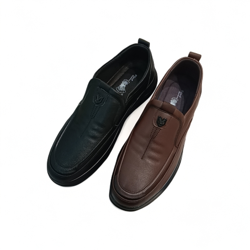 防滑休闲风休闲皮鞋男士单皮鞋英伦商务软底潮流90650