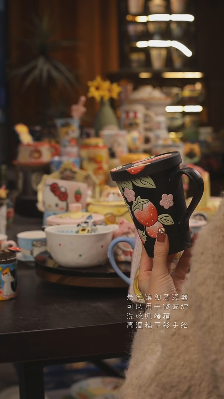 景德镇釉下彩绘设计师款式陶瓷
