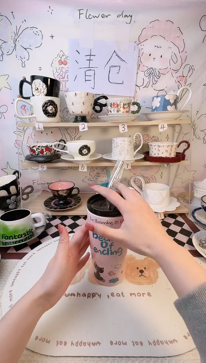 【闪购商品】普通钢化玻璃双饮款1