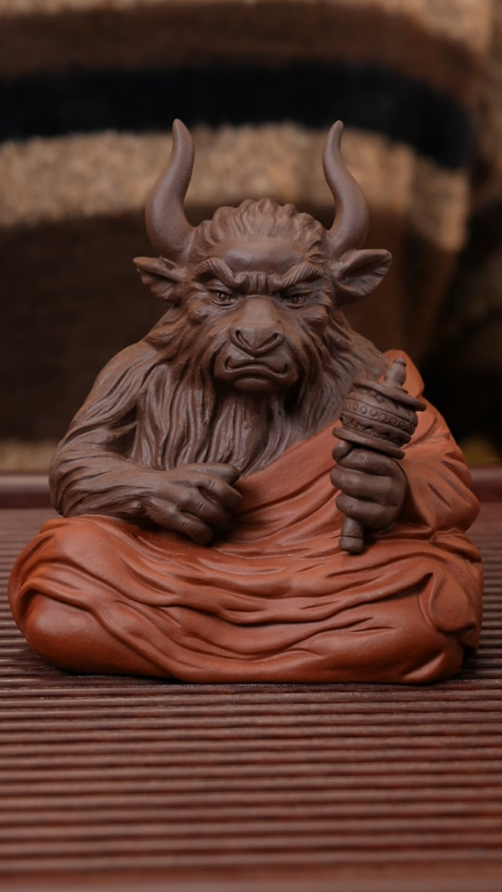 【闪购商品】紫砂茶宠牛魔王，