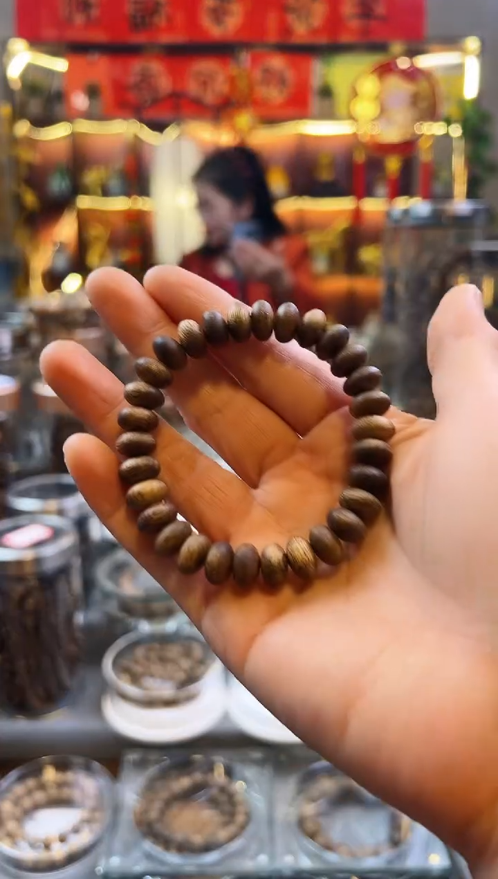 【闪购商品】沉香手串棋楠如意算盘单圈