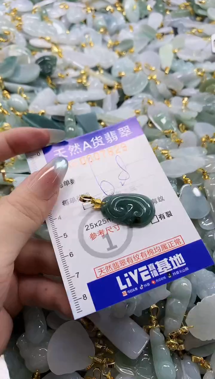 颈饰未镶嵌翡翠天然A货翡翠