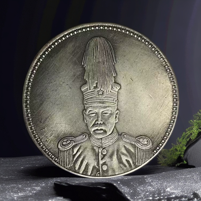 593【明清阁】精选手工复制铜银复古纪念