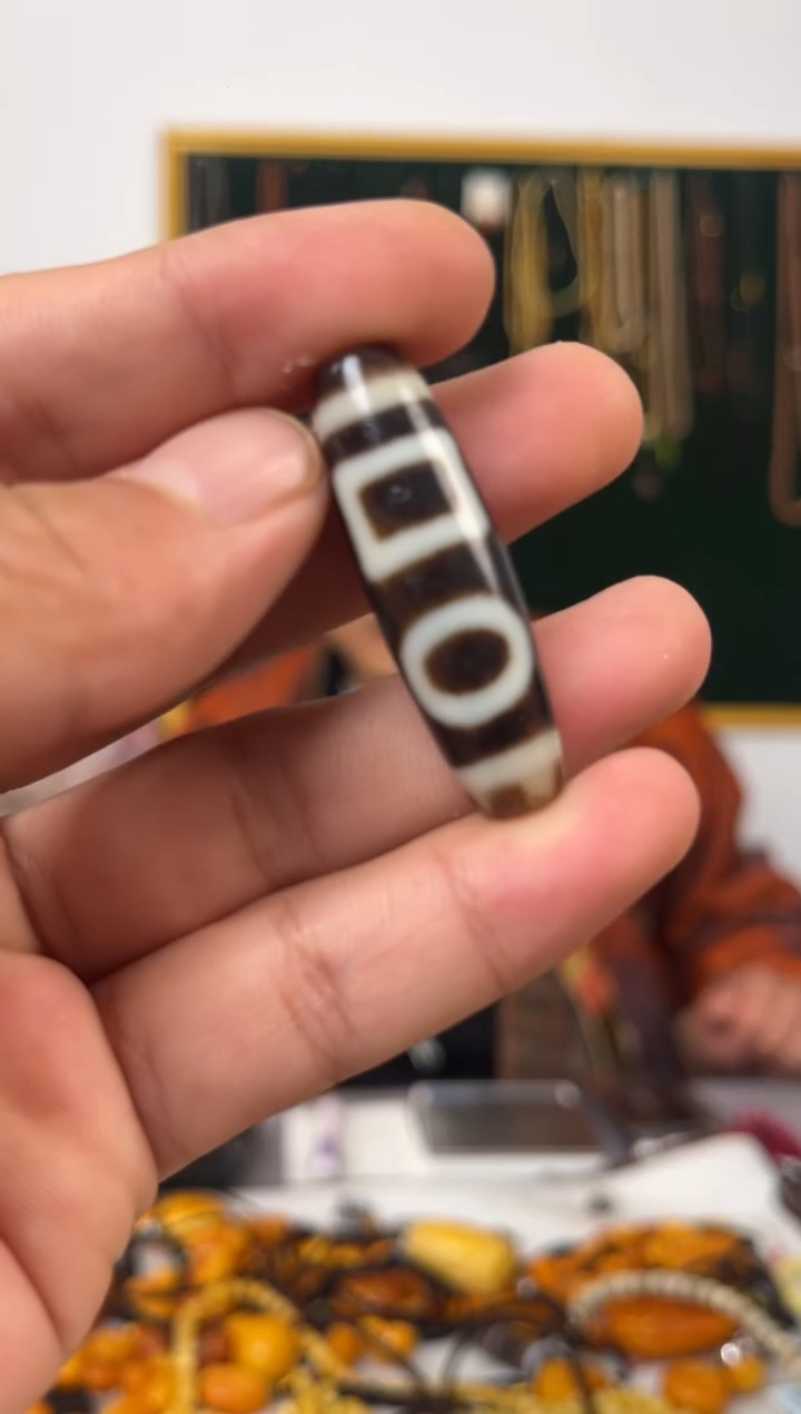 【闪购商品】玛瑙/玉髓项链未镶嵌噶玛家双天地手工珠