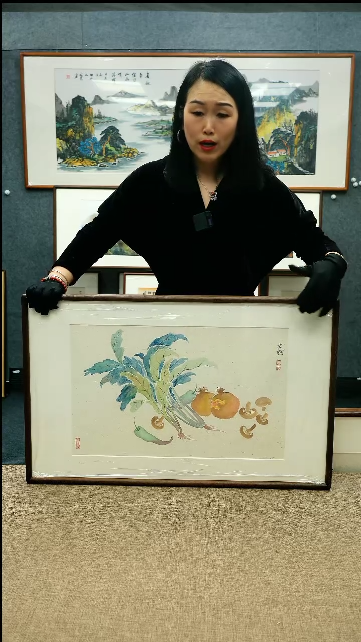 【闪购商品】国画48*77文诚老师花鸟
