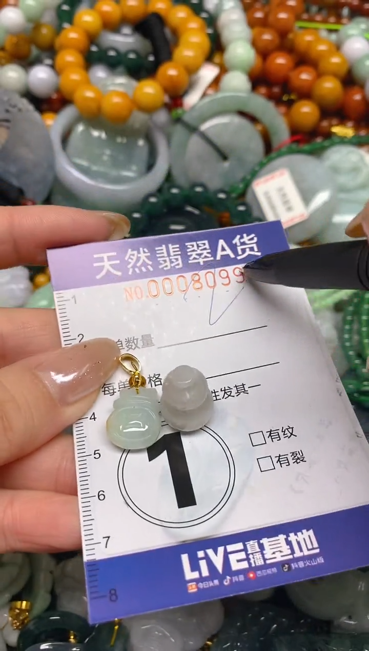 颈饰未镶嵌翡翠闪购0008099
