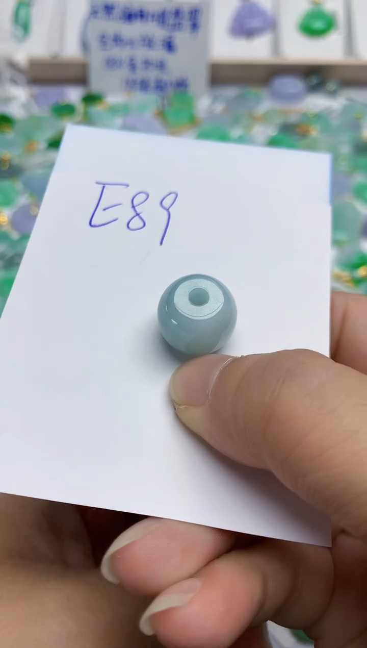 翡翠未镶嵌颈饰天然缅甸翡翠A货