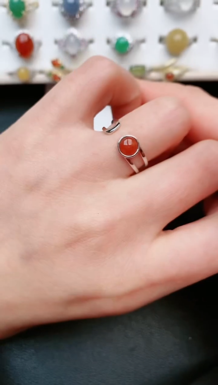 【闪购商品】翡翠戒指银S925镶嵌.....