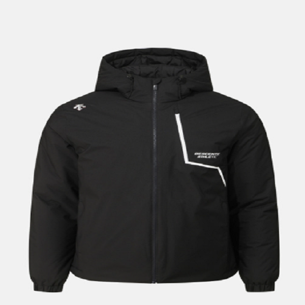 DESCENTE/迪桑特新款徽标立领宽松版型棉服外套SR121TPD12