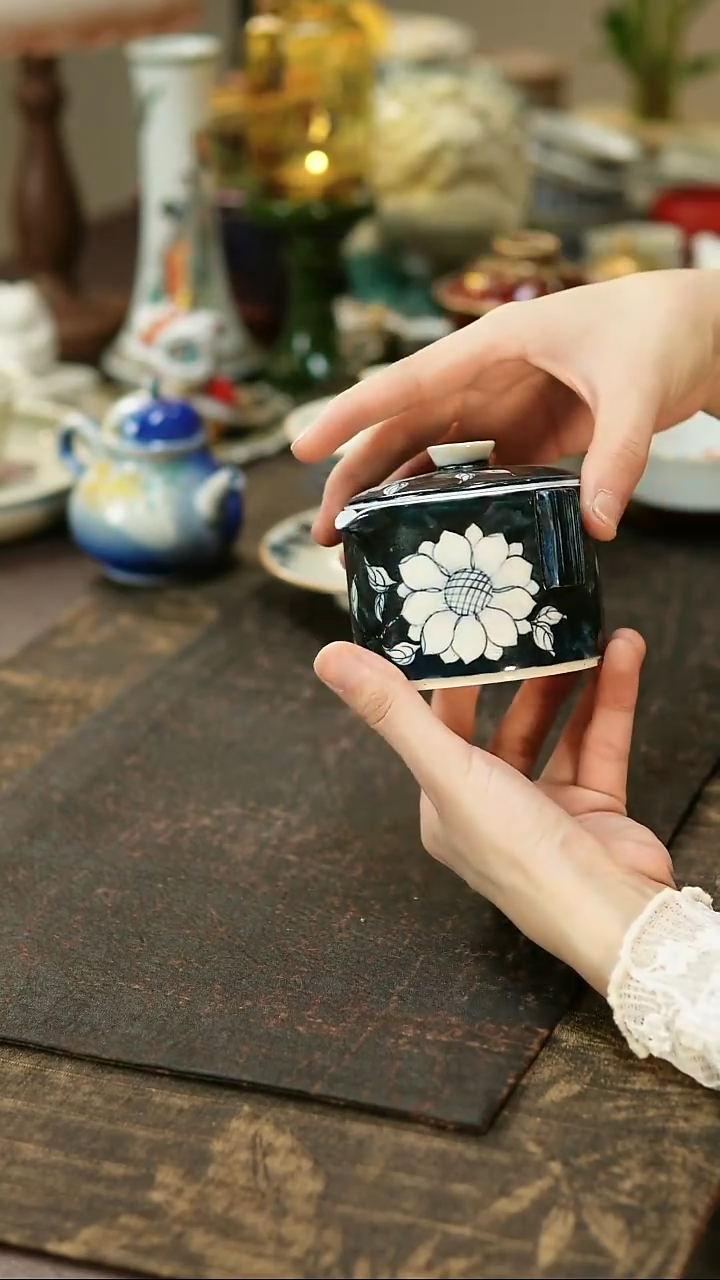 景德镇陶瓷杯碗柴烧多人