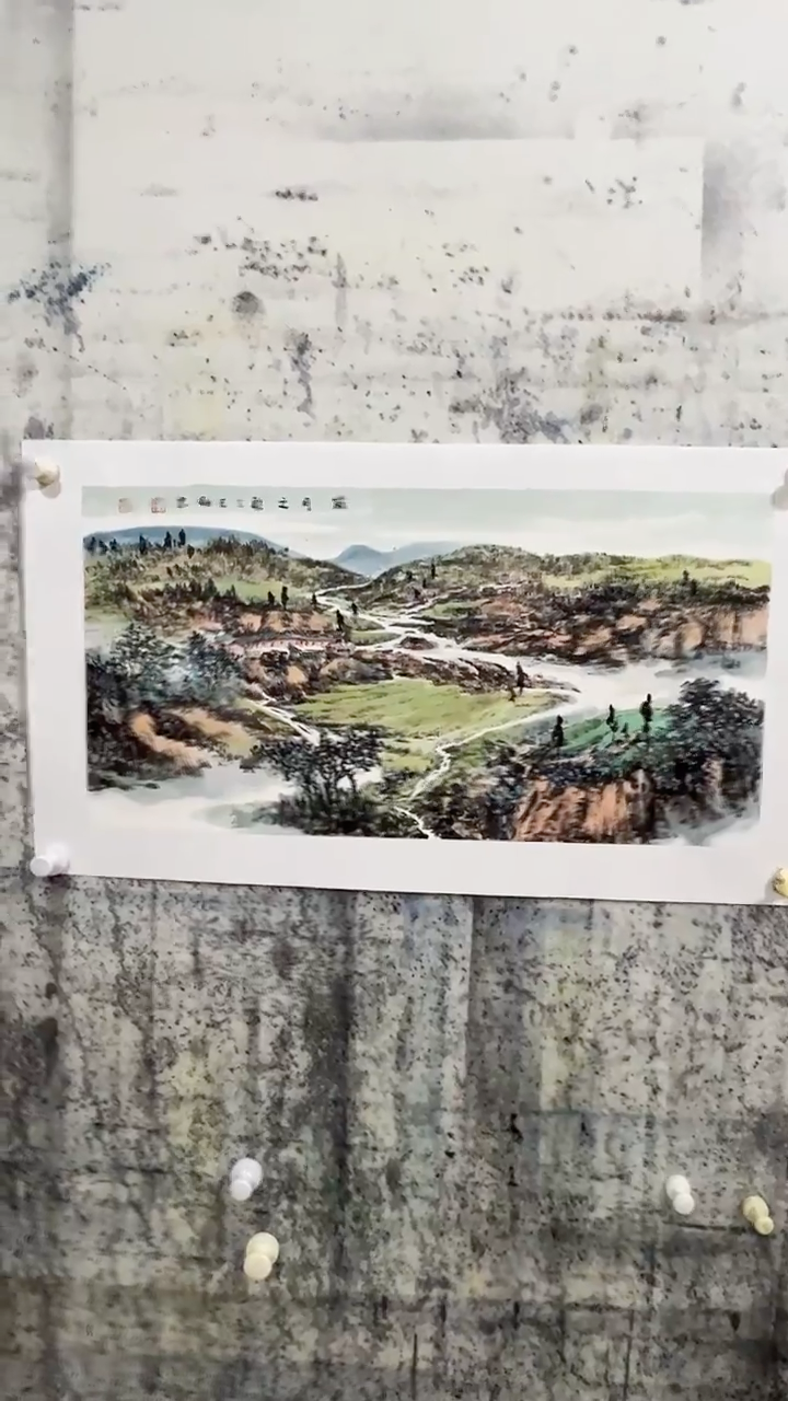 国画刘助忠国画2平尺岁月