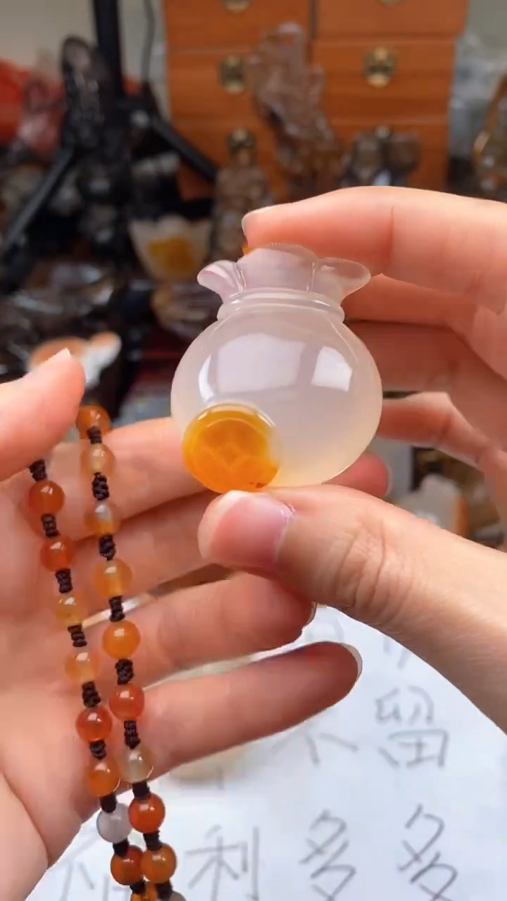 【闪购商品】玛瑙/玉髓颈饰未镶嵌AA