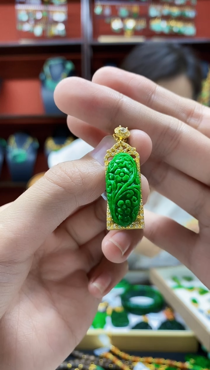 颈饰未镶嵌翡翠翡翠吊坠