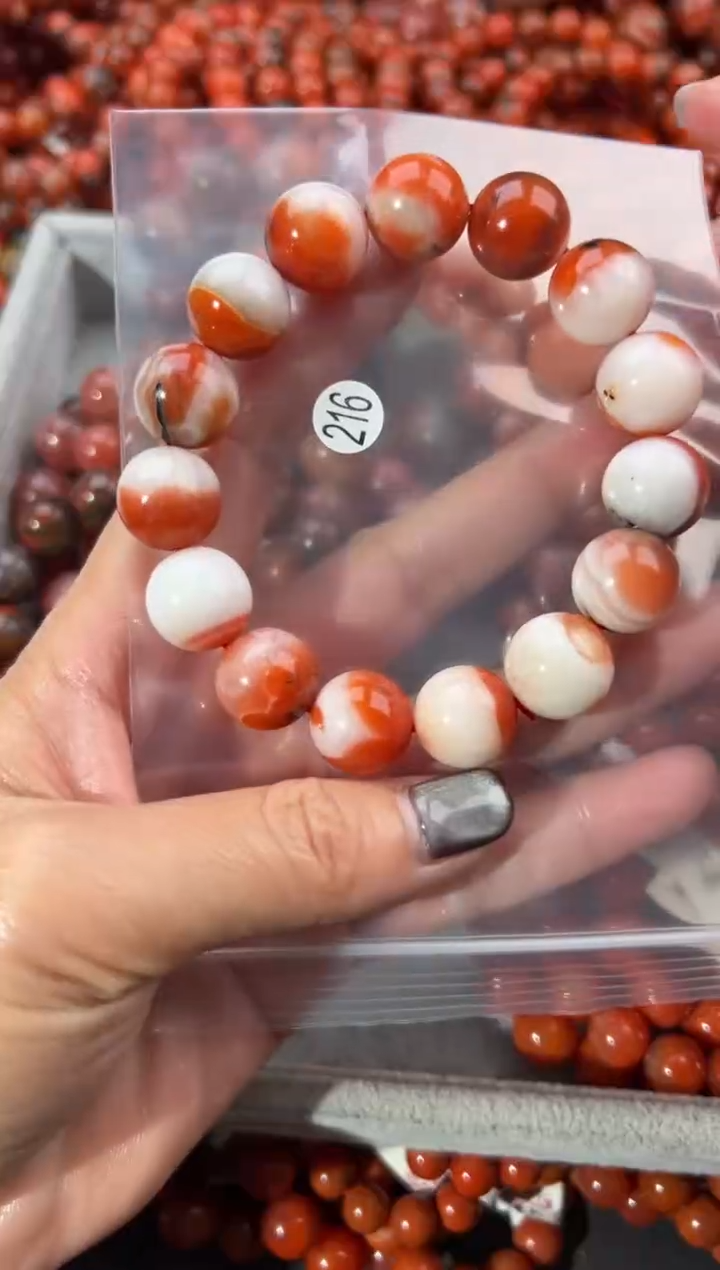 未镶嵌手串南红玛瑙14+