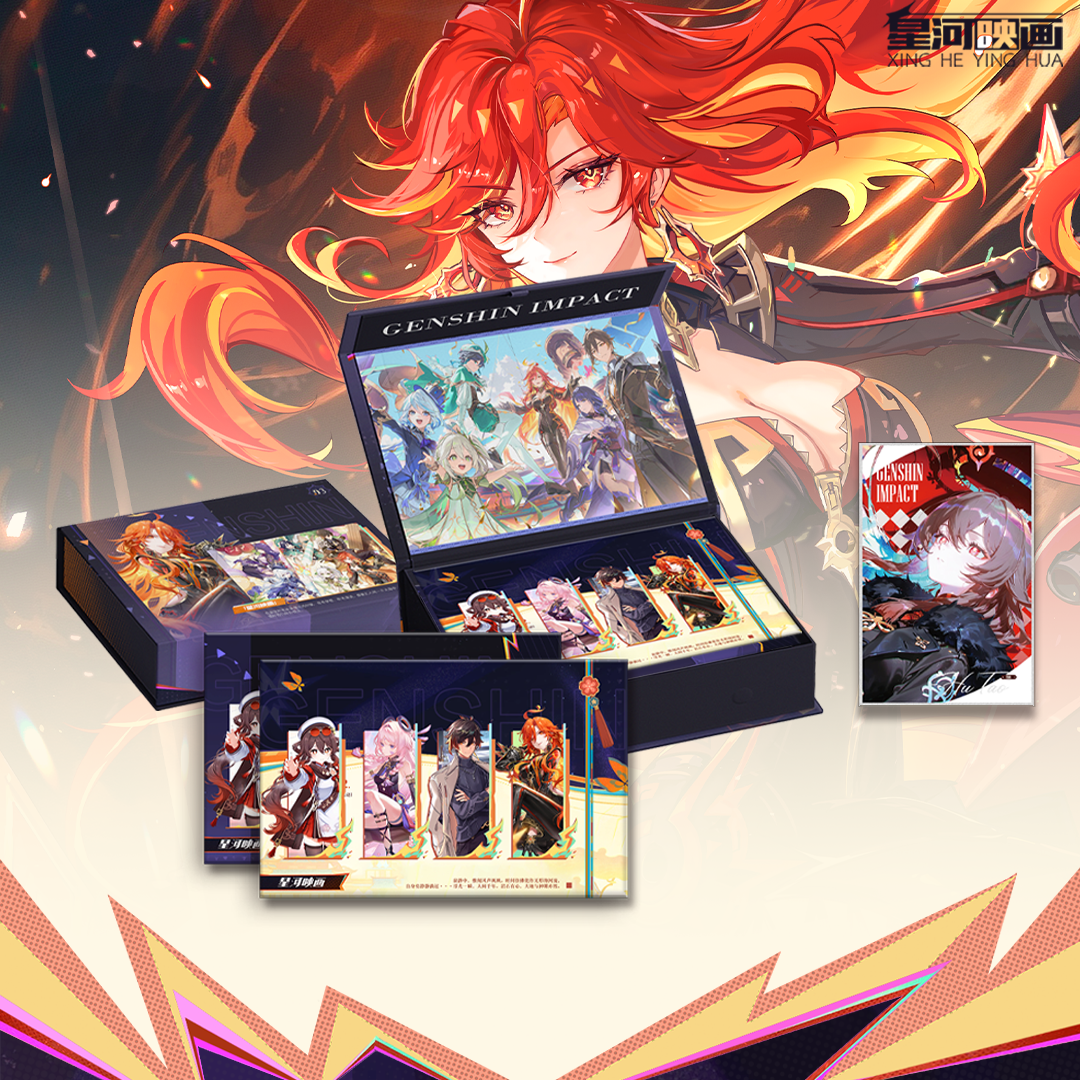【限量福利】星河映画、秋叶原原神同人国创色纸大卡盲盒祈愿包