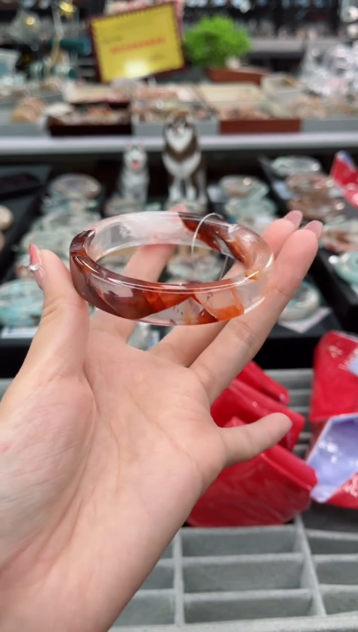 【闪购商品】水晶手镯未镶嵌59圈口627307