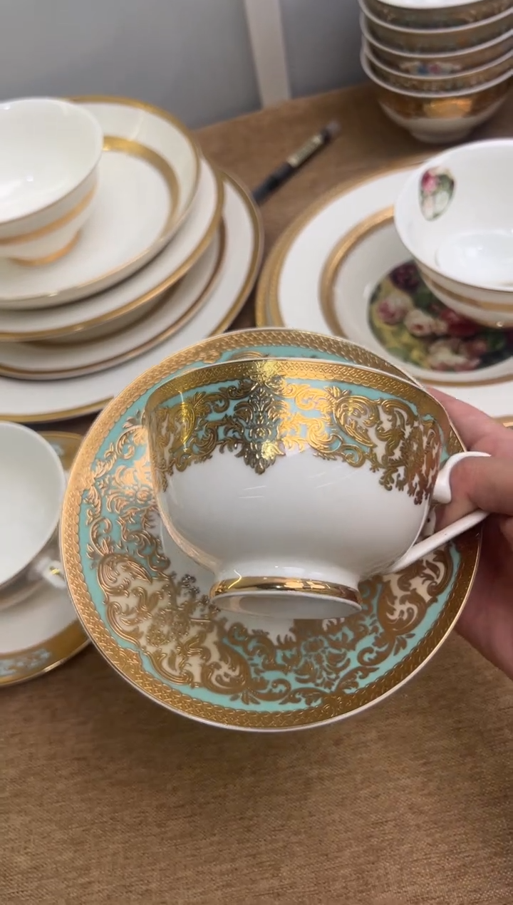 瓷片220cc杯碟一单一套