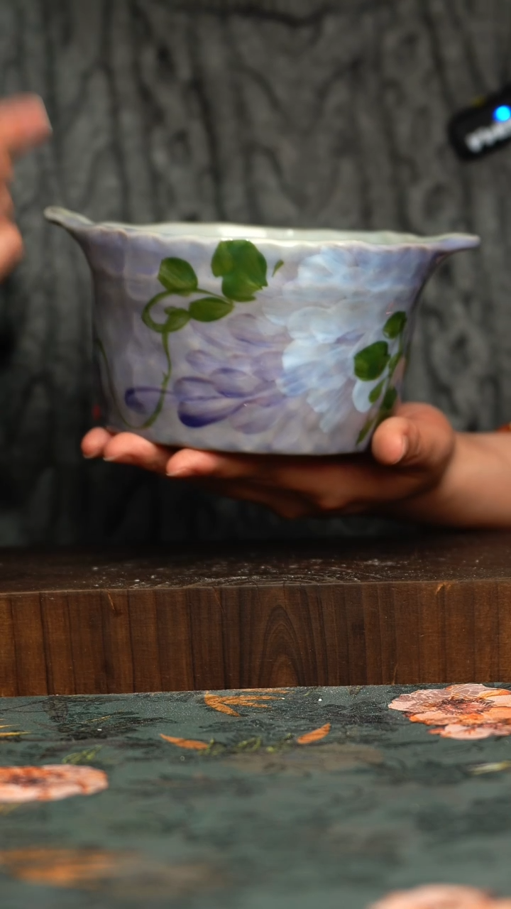 杯釉下彩手工手绘同款陶器