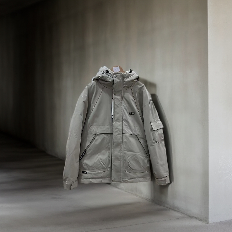 Y9882冬季新款连帽加厚保暖大口袋工装防寒服