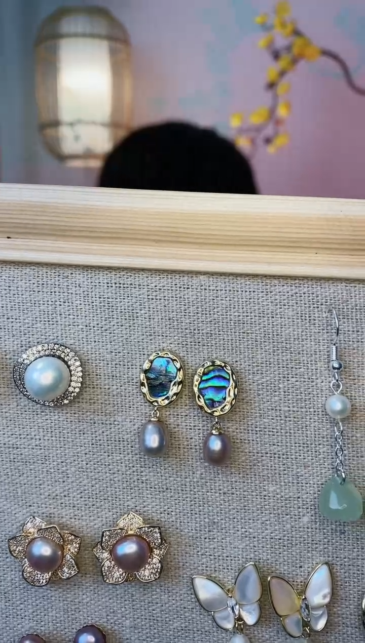 【闪购商品】东非黑黄檀（紫光檀）木雕鲍鱼贝一对