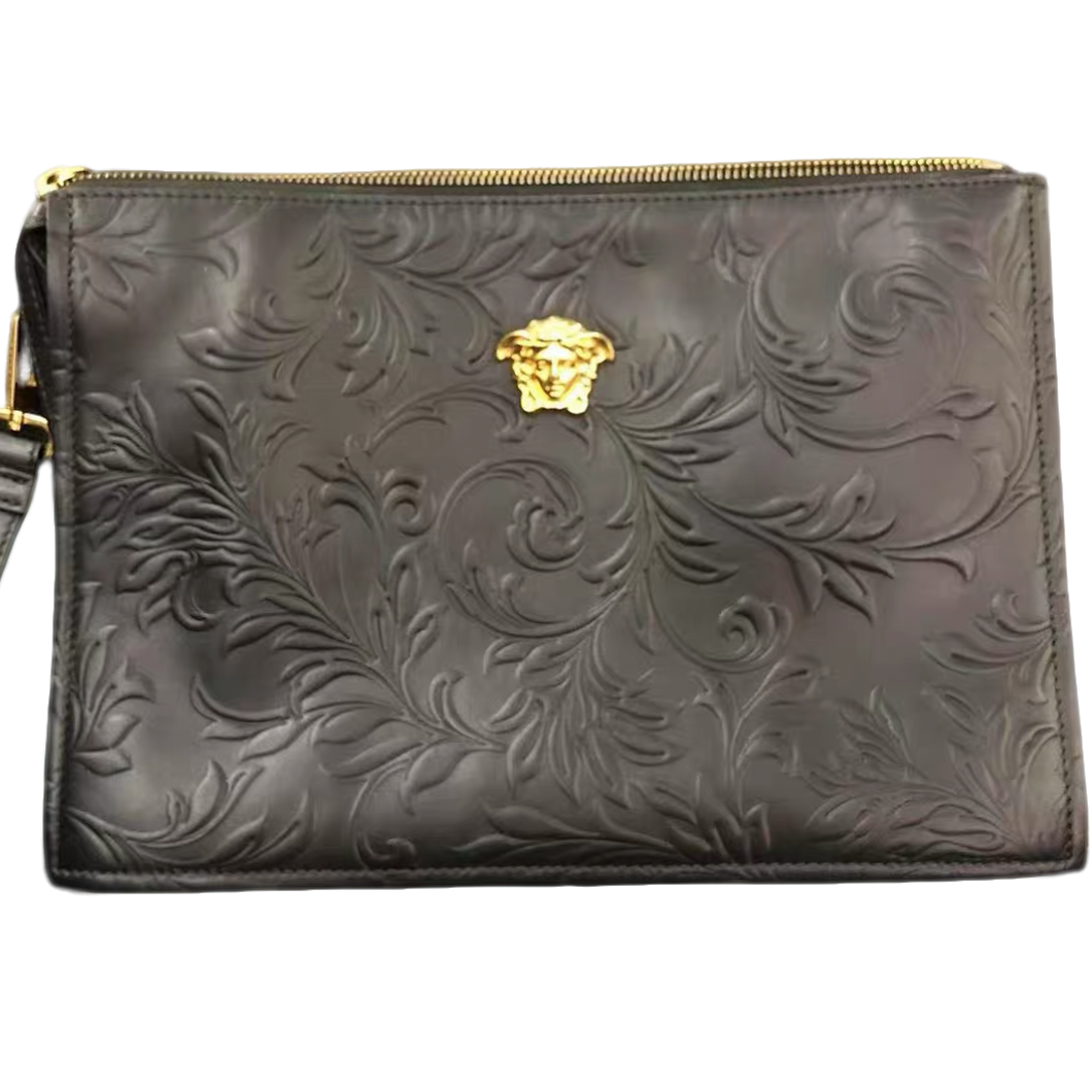 99新 VERSACE/范思哲 范思哲金头洗漱包(无手拎带)/D53