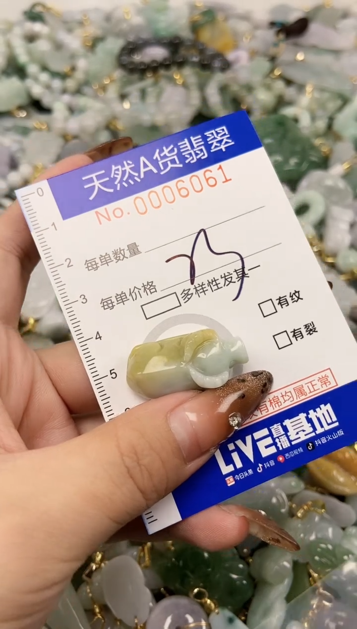 【闪购商品】翡翠颈饰未镶嵌天然A货翡翠