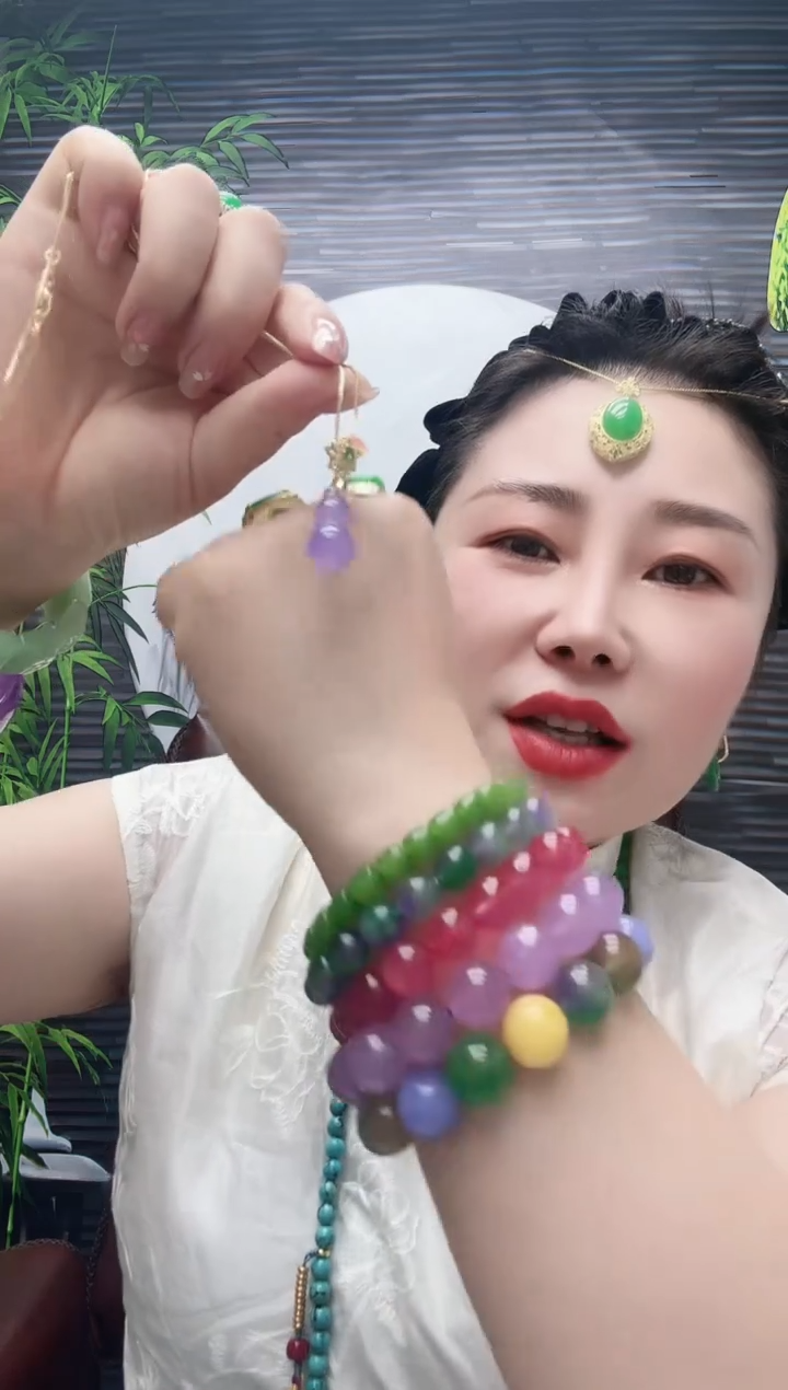 高货冰妖紫葫芦吊坠