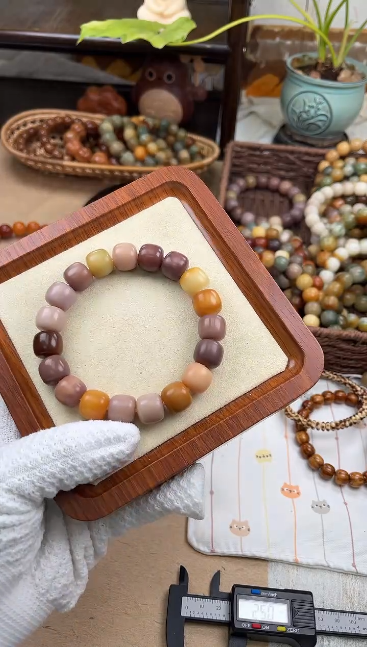 手串菩提根/象牙果a471卡13.7 玫瑰干磨