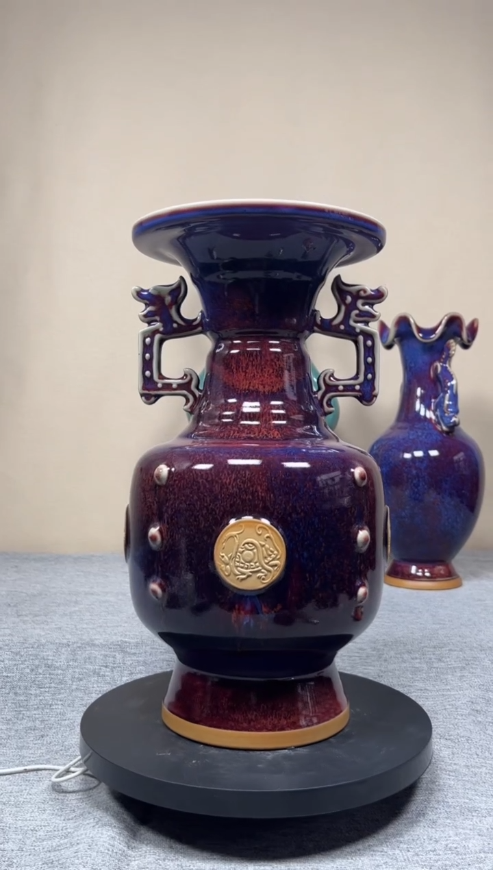 摆件神垕钧瓷收藏工艺品