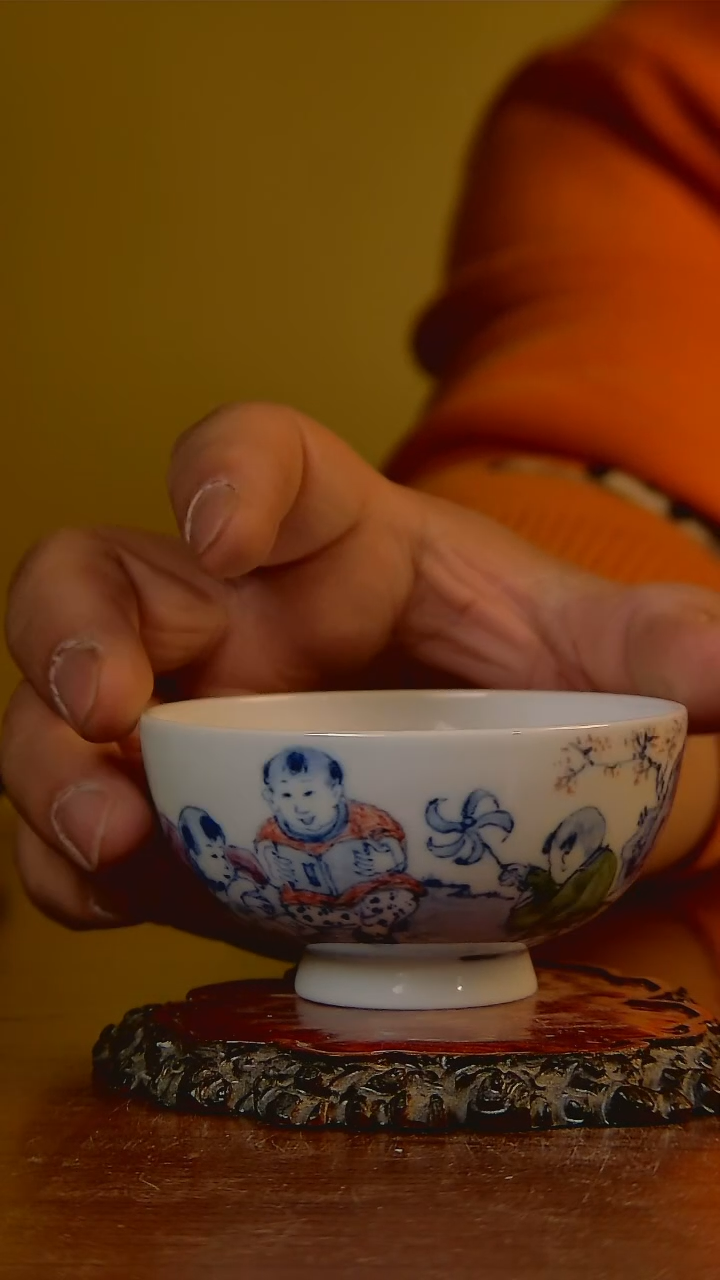 【闪购商品】杯手工手绘杯杯很美丽