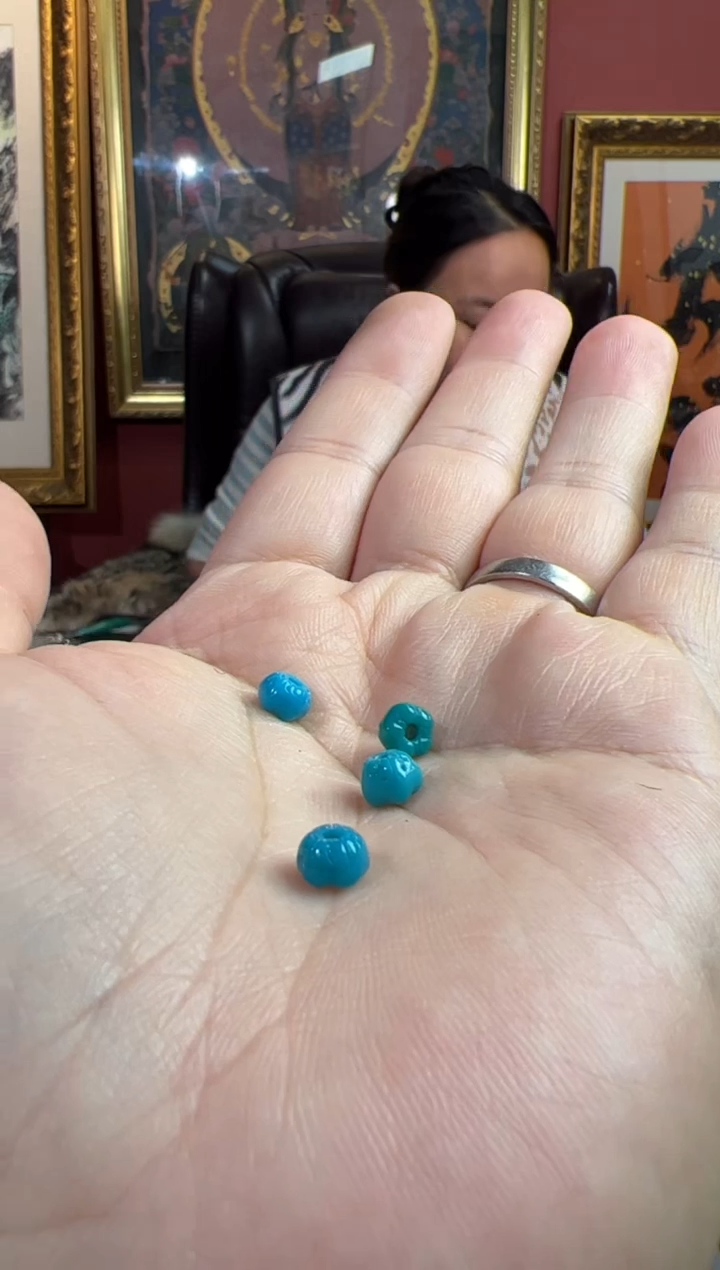 未镶嵌绿松石.72号  绿松石配饰套装ylp6+mm多样性发1