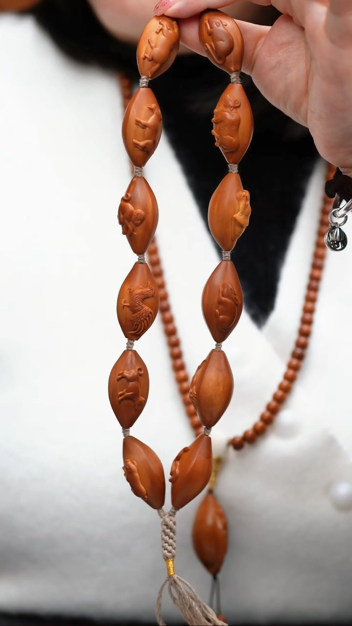 【闪购商品】橄榄核手串/手链90年代老款十二生肖