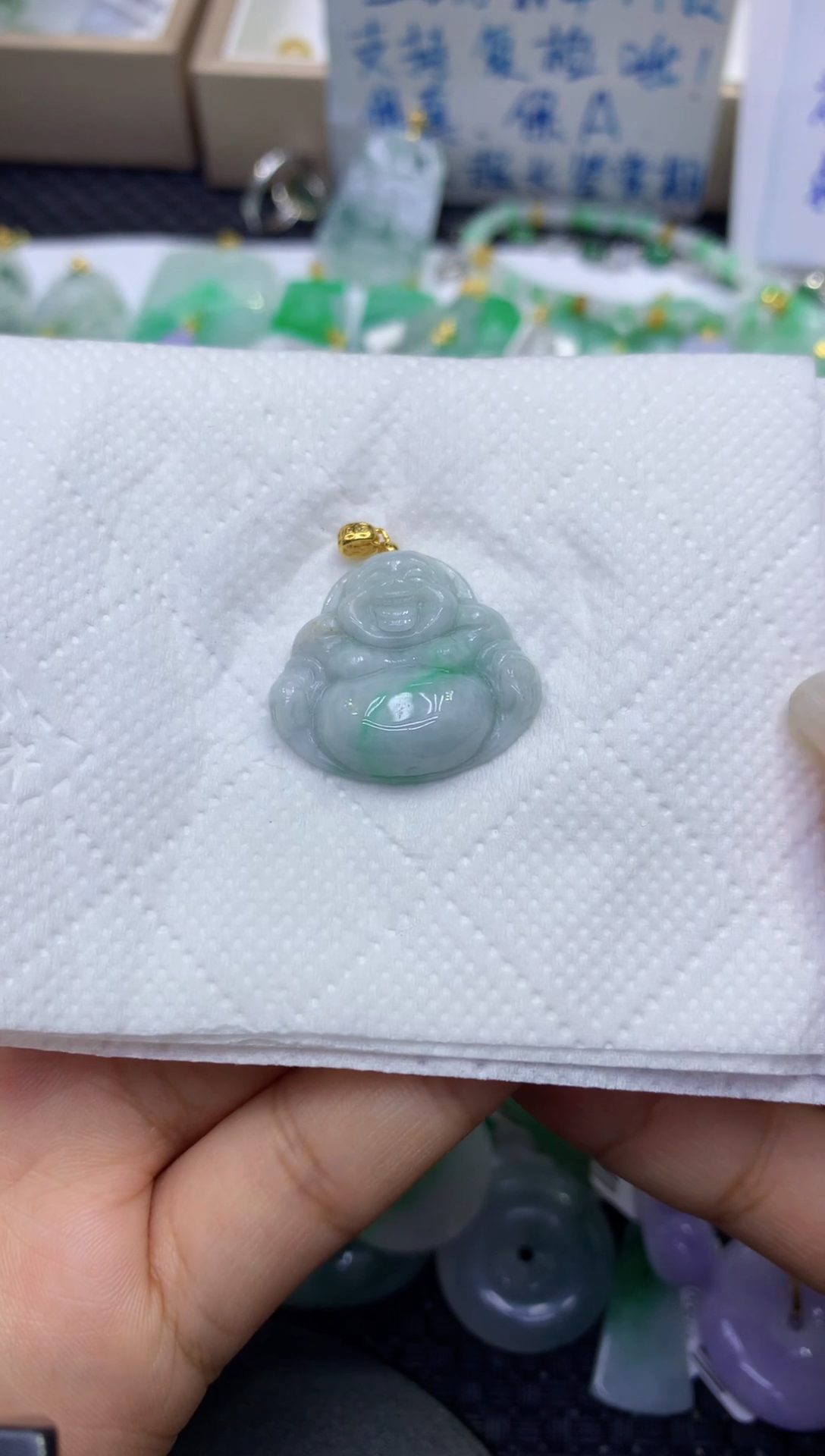 颈饰未镶嵌翡翠天然缅甸A货翡翠