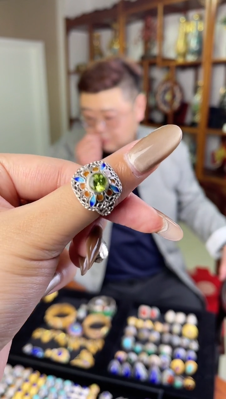 【闪购商品】非遗绝技花丝镶嵌戒指