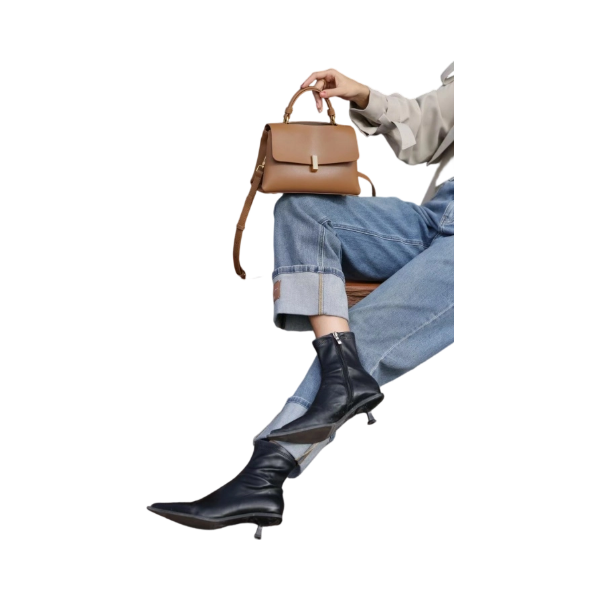 【云云甄选】SLBL-9967-金棕-22*16*9轻奢时尚女士新款单肩斜挎包