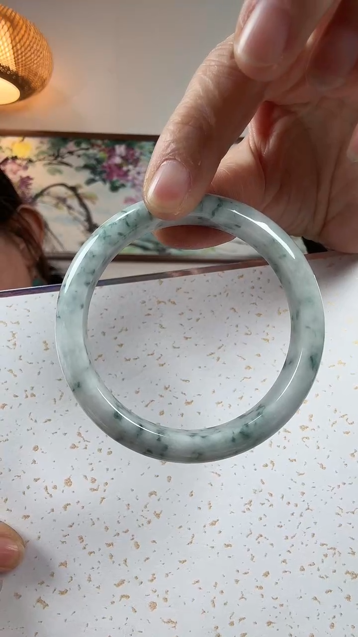 未镶嵌手镯翡翠阳**暖手镯