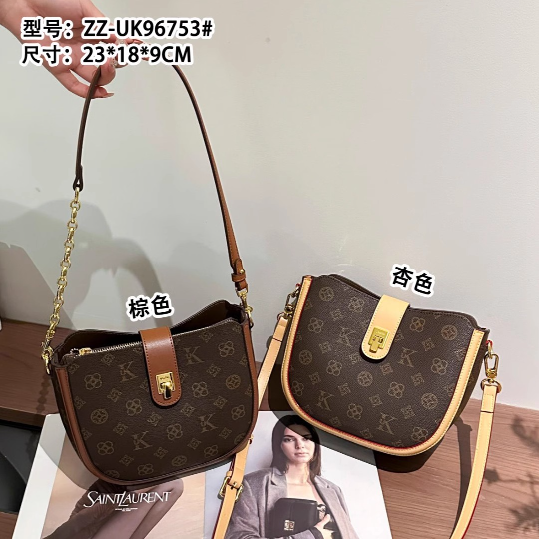 马鞍包UK女包2025新款原创小众设计轻奢复古时尚通勤包单肩斜挎包