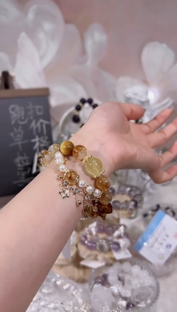 【闪购商品】水晶手链未镶嵌天然水晶默认微瑕 多样性发货发其一