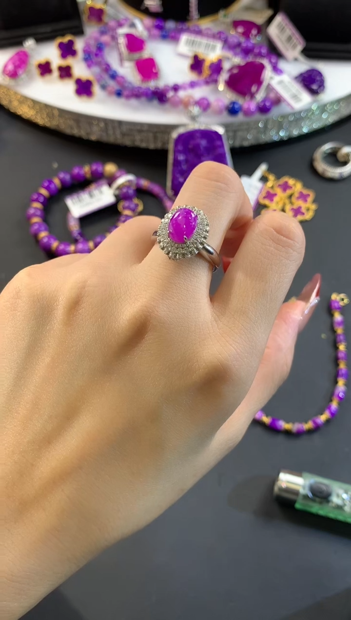 【闪购商品】苏纪石（舒俱来）.18K金镶嵌舒俱来戒指