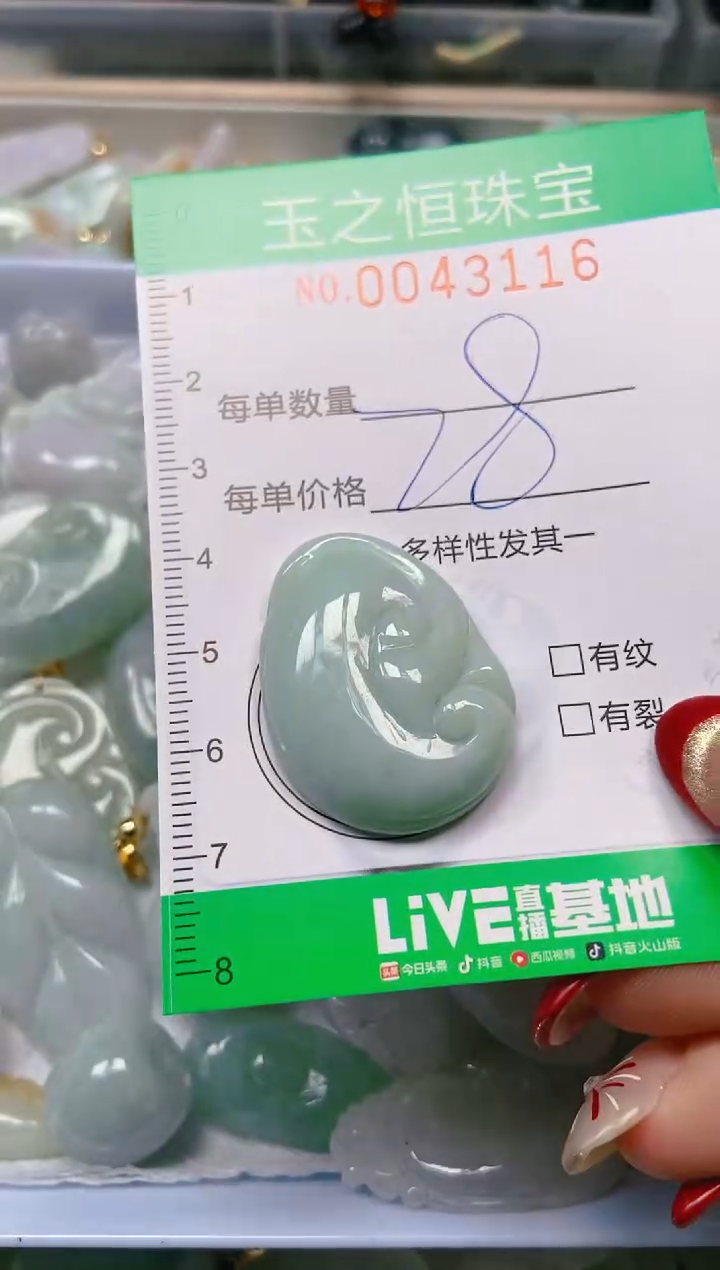 【闪购商品】翡翠颈饰未镶嵌闪购0043116