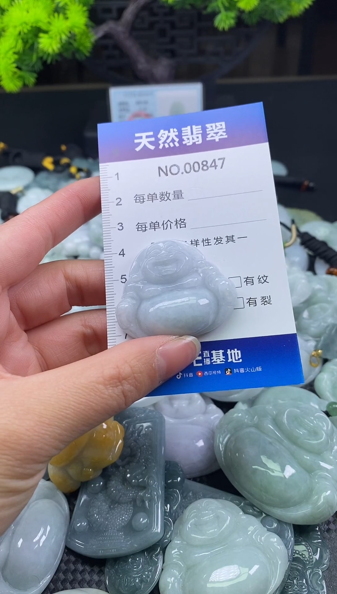 颈饰未镶嵌翡翠天然缅甸翡翠847