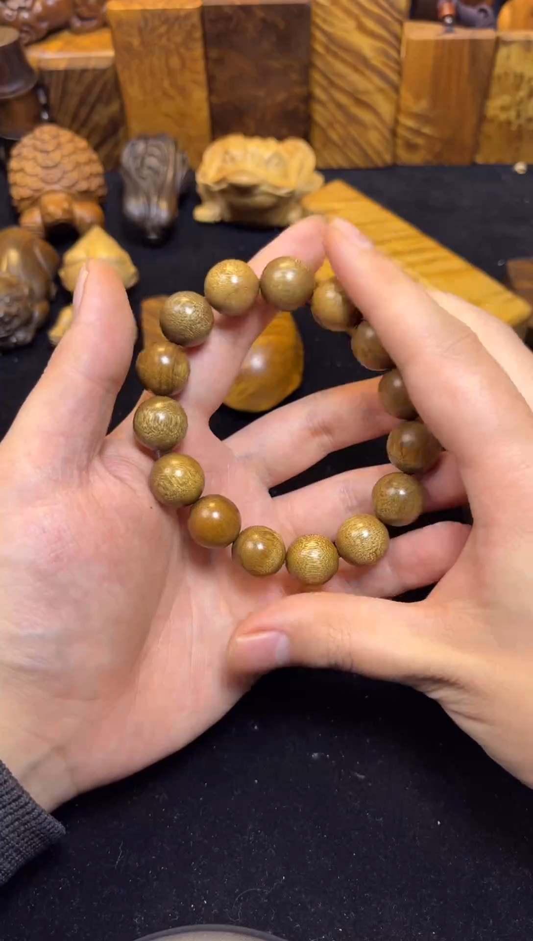 【闪购商品】楠木（金丝楠）其他1.5黄手串66微瑕