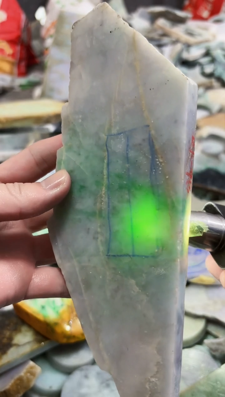 【闪购商品】翡翠颈饰未镶嵌A货白谭2559