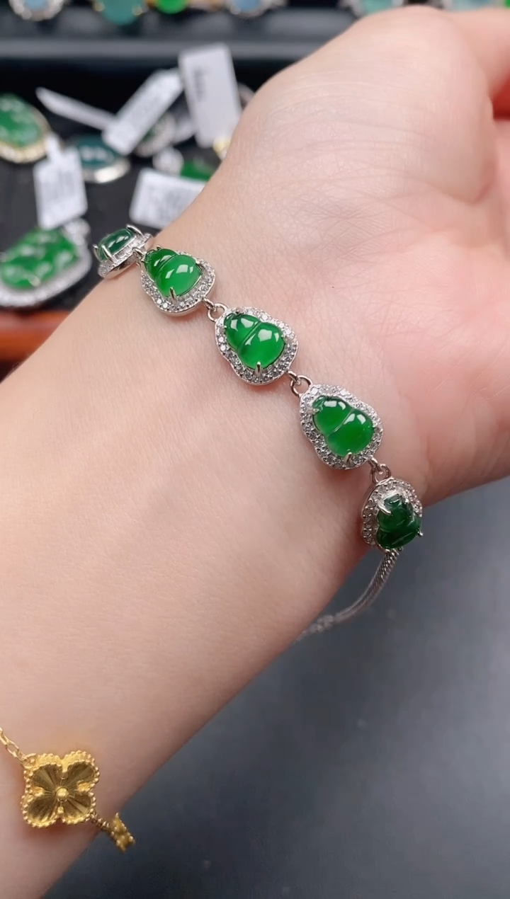 银S925镶嵌戒指翡翠111111