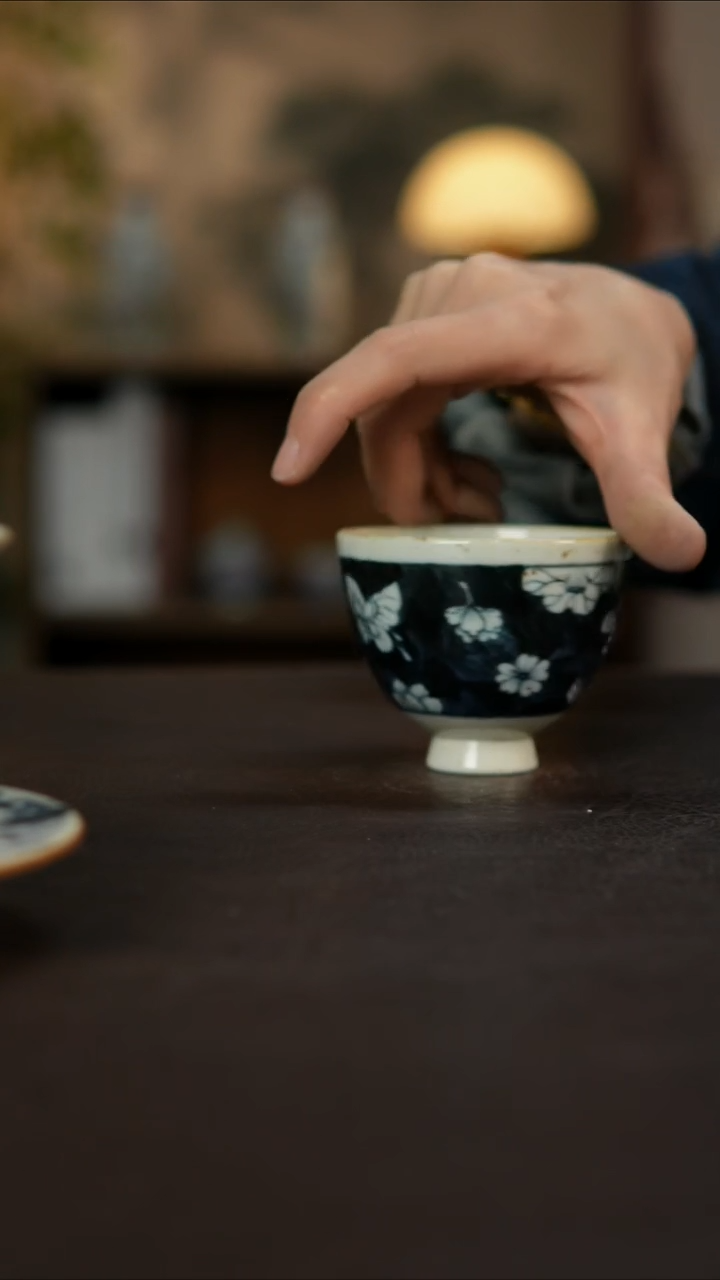 杯景德镇陶瓷杯碗柴烧多人