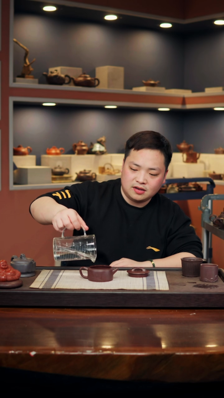 【闪购商品】紫砂茶壶紫泥梅花汉瓦