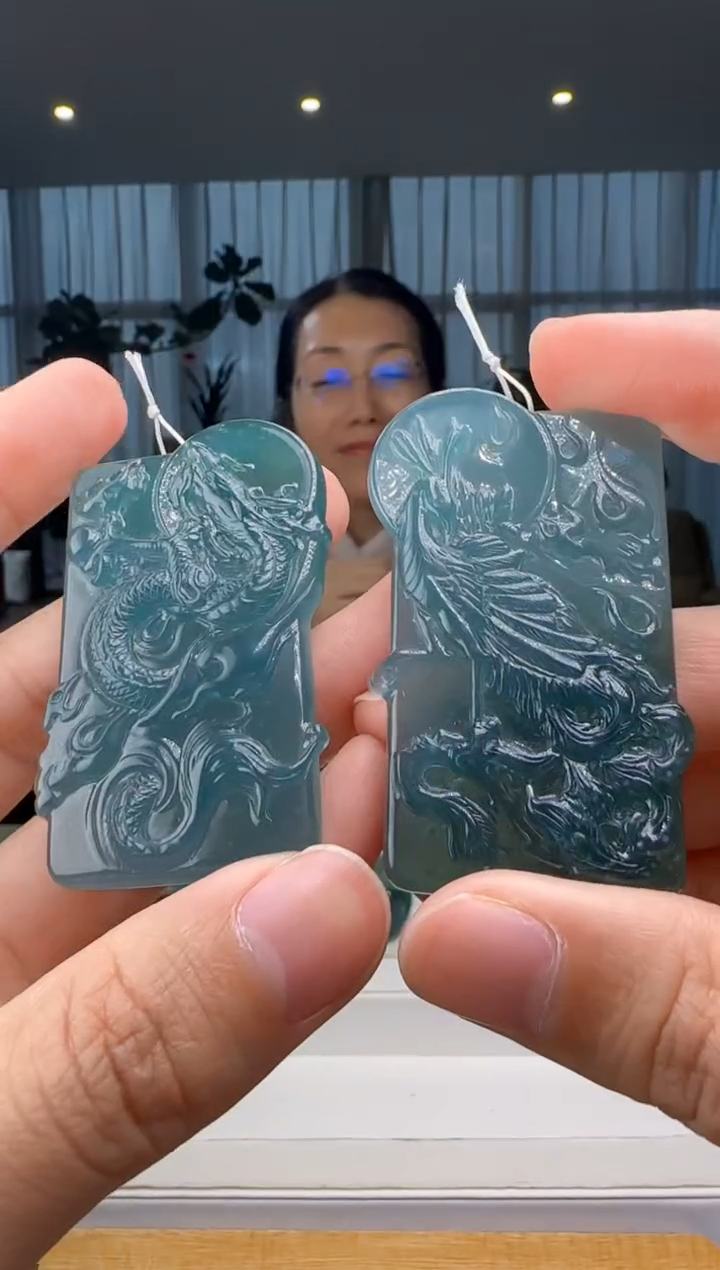 【闪购商品】翡翠吊坠(不含链)未镶嵌多样性发一对XM@@WS1WX27856